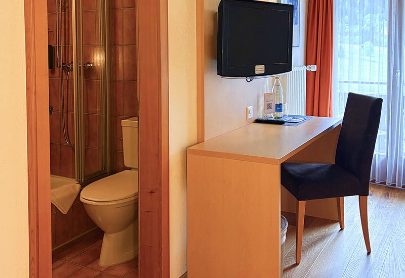Einzelzimmer mit Bad Klosters